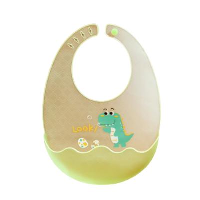 China Cute Wholesale ultrathin Summer Supplemental Food Waterproof Oil-Proof Silicone Baby Bibs for sale