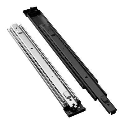 China Easy Installation High Bearing Full Telescopic Extension Ball Bearing 53mm Heavy Duty Side Mount Drawer Slide Rail for sale