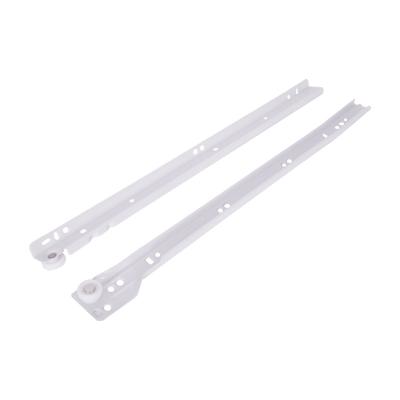 China Easy Installation Hardware Furniture Iron Hardware Powder Coated Roller Drawer Slides Rail FGV Type Drawer Slide for sale