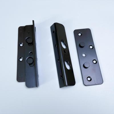 China Easy Installation Furniture Hardware 15cm Great Strength Sofa Bed Connector Hinges Connecting Bracket Iron Hinge for sale