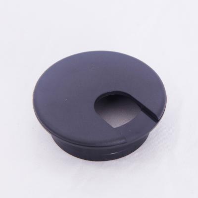 China Easy Installation Office Desk Grommets Cable Wall Grommet Plastic 50mm Other Furniture Hardware Round Cable Box for Computer Desk for sale