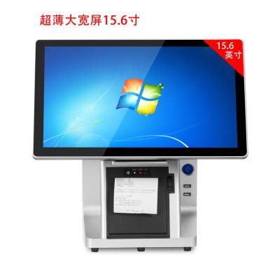 China POS Terminal SDK Double Touch POS System Nice Design 15.6 Inch Monitor POS Machine Factory w/58MM/80MM Printer for sale