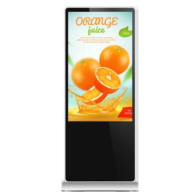 China Indoor Floor Standing Digital Signage And Android Display / Window LCD System Screen Kiosks 65 Inch Indoor Advertising Playing Equipment for sale