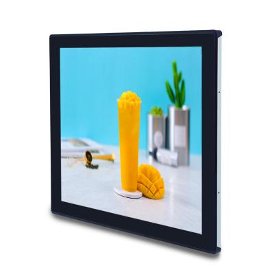 China Application 21.5 Inch 1920*1080 HD-MI VGA Industrial Aluminum Wall Mounted Capacitive Touch Screen Monitor Industrial LCD Monitor for sale