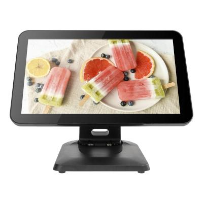 China Industrial Application Factory Computer POS PC LED Display 15.6 Inch Multi Kiosk Industrial Monitor For Restaurant Touch Screen Computer Monitor for sale