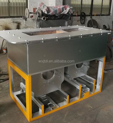 China Advertising company power frequency drop copper melting furnace for copper die casting for sale