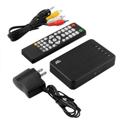 China Digital 1080P Decoding HD Hard Disk Player AV VGA Storage Card Media Player 20X16X15 Cm for sale