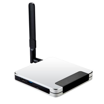 China External WiFi Antenna Factory Directly Win 10 System PC T9 Z8350 4G 32G mini with 4k full hd internet tv android box t9 for sale