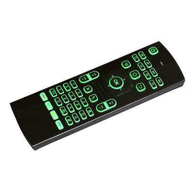 China New Designed 2.4G TV Wireless Remote Control MX3 With 6-Axis Inertia Sensor Colorful Backlit for sale