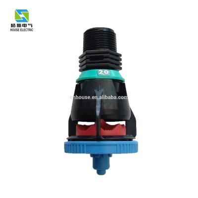 China HS3000 Center Pivot Center Pivot Irrigation System Red Rotate Male 3/4 Thread and Plate Adapter Sprinkler for sale