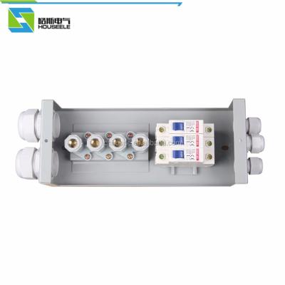 China 70mm 3pole series, AFB AFB70-3P road lighting pole aluminum junction box for sale