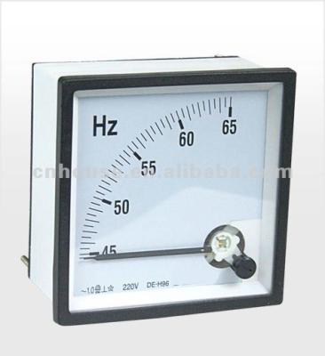 China Movable Coil Instruments Frequency Meter Indicator Type 96*96 for sale