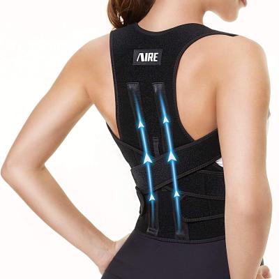 China DAVI Custom Double Corsets Clavicle Support Back Support Straightener Posture Corrector Lumbar Trainer for sale