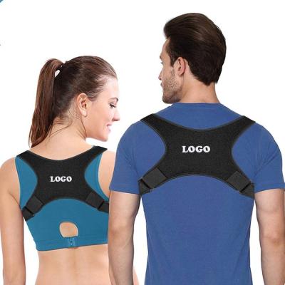 China Lumbar Adjustable Magnetic Back Brace Corrector Smart Back Corrector Clavicle Corsets Smart Back Straightening Belt for sale