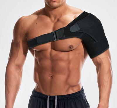 China DAWEI Amazon Universal Sell Well Protective High Quality Custom Neoprene Adjustable Pressure Belt Support Compression Shoulder Brace for sale