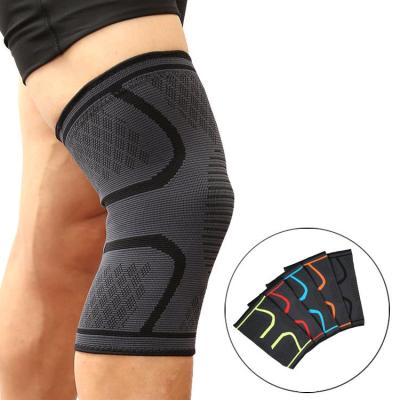 China 2021 Adults Hot Selling Breathable High Compression Elastic Adjustable Knee Support Sleeve for sale