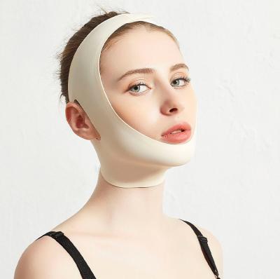 China Slim Neoprene DAVI Double Chin Face Bandage Lift Up Anti Line Wrinkle Mask Strap V Band Women Face Slimming Belt Slim Facial Beauty Tool for sale