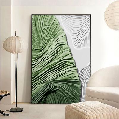 China Farmhouse Modern Wall Painting For Living Room Wall Handmade Gold Foil Hotel Artwork Modern Painting Abstract Wall Art Oil Painting On Canvas for sale