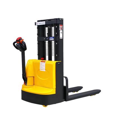 China Hot Selling Hotels 1/2 Ton Electric Forklift Pallet Stacker For Sale Walk Behind Full Electric Pallet Stacker Forklift for sale