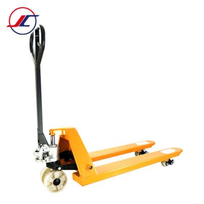 China Hotels 5000KG Manual Hand Pallet Stack High Lift Truck 2 Ton Hand Pallet Jack for sale