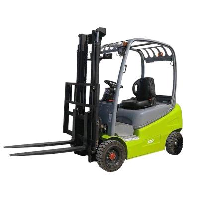 China High efficiency 0.5T-3.5T full wheel forklift big forklift electric pallet forklift with four big tires for sale