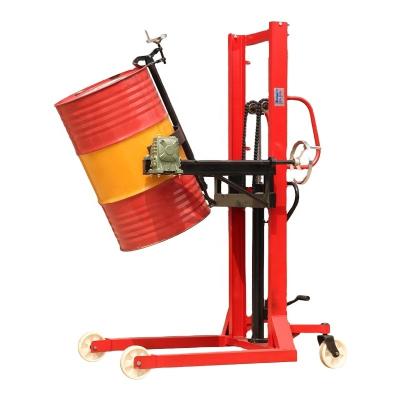 China Hotels Oil Hydraulic Forklift Truck Pallet Stacker Drum Stacker Hand Drum Lifter Price for sale