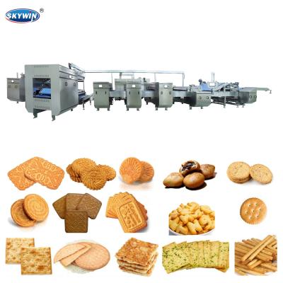 China Hard And Soft Snack Line Cookie Machine Different Shape Cookie Bakery Machine For Biscuit for sale