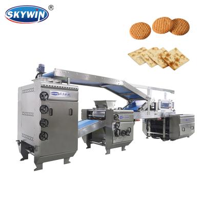 China frying oil factory china supplier bakery snack biscuit making machine/soft and hard biscuit production line price for sale