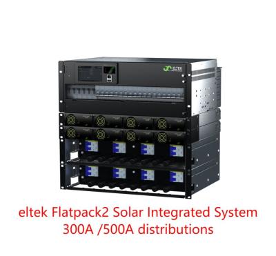 China Pure Solar System 300A/500A Eltek Flatpack2 Núcleo de energía solar autónoma para comunicación en venta