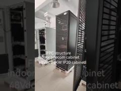 40U 1.8M IP20 24KW 48Vdc Indoor telecommunicaiton power cabinet