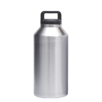 China PORTABLE 304 Stainless Steel Car Vacuum Thermos 64oz Mountaineering Sports Large Capacity Portable Kettle Customization for sale