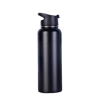 China Sustainable best-selling stainless steel space pot plastic car spray sports in Europe and America Double-layer bottle outdoor vacuum cup for sale