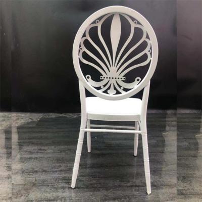 China (Other) Adjustable Wooden Cross Back Chair Banquet Chairs White for sale