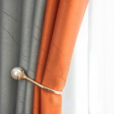 China Conference Room Curtain Anti-UV Simple Natural Canvas Styles For Dubai Window Screens Soundproof Drapes for sale