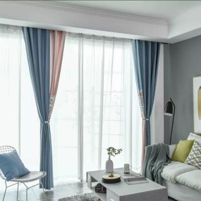 China Non-fleece Flannel Factory Supply Density Embroidery Shower Drapes Curtains for sale