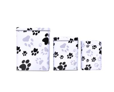 China Paw Print Tin Pet Urns Viable for sale