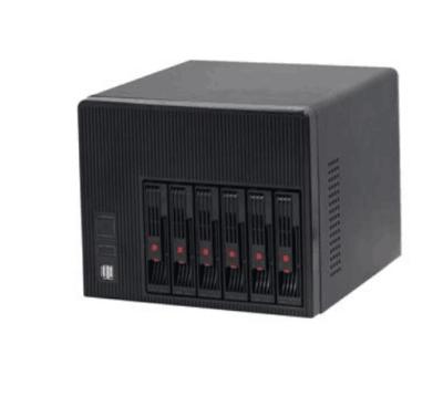 China NAS in Hot Exchange Support 96T HDD 6bays 4core 4G RAM Hot Exchange Cloud Home Family Company Storage NAS Server 265*250*190mm(D*W*H) for sale