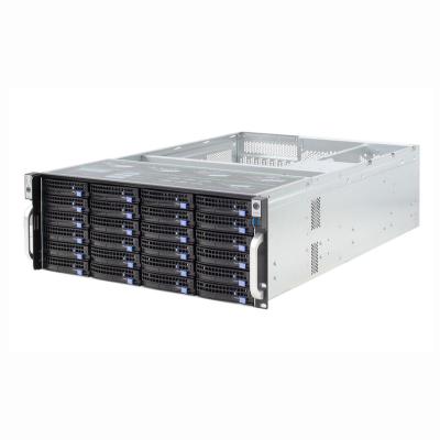 China PSU Storage 4u 24Bays Rackmount Server datacenter xeon e5 cpu 8g memory 192t 384t 1000W optional for sale