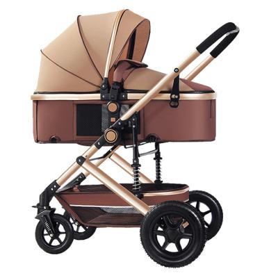 China High Landscape Luxury High Quality Stroller Stainless Steel Baby Carriage Multifunctional Baby Strollers For Travel for sale