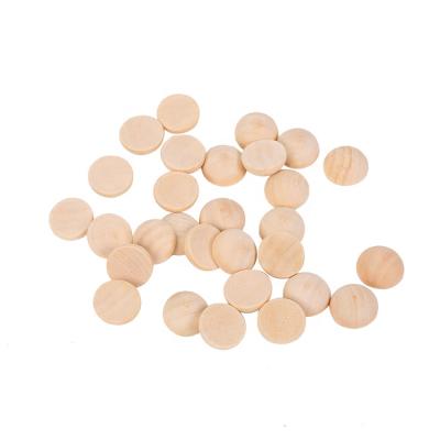 China Safe Chinese Cherry Round Spacer Wooden Beads Loose Beads Natural Wooden Half Beads for sale