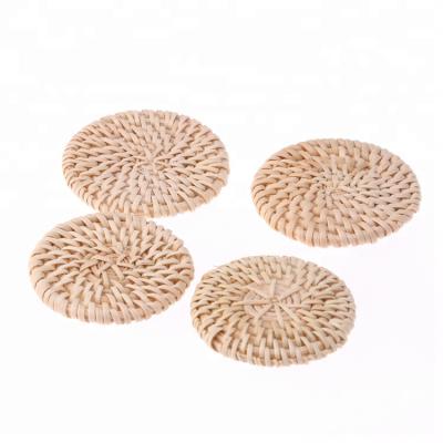 China Opens New Rattan Jewelry Accessories Finding Women Rattan Unfinished Earrings Key Chain Accessories for sale