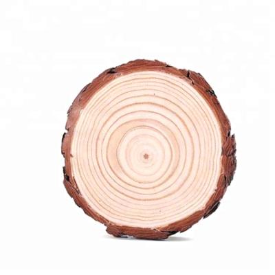 China China Wholesale Customized Natural Unfinished Wooden Craft Wood Slices With Bark For Diy Hand Painting/Home Decoration for sale