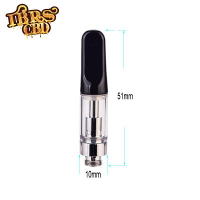 China CCELL pyrex glass tube 0.5ml/1ml CBD Cartridge for sale