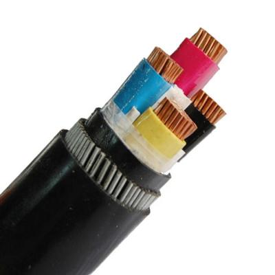 China 90 Degree 4 Core PVC Insulation Flame Retardant Cable for sale