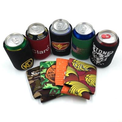 China Wholesale Waterproof Ready To Ship Neoprene Beer Can Cooler Soda Box Coolers Sleeves Stand for sale