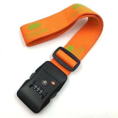 China Durable Wholesale Custom Personalized Tsa Lock Luggage Strap for sale