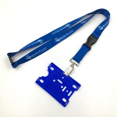 China Durable Fast Delivery Name ID Card Holders Logo Customized Lanyards for sale