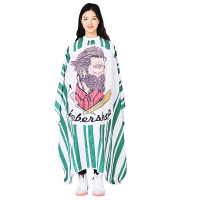 China Hair Stylist Hair Cutting Cape Custom Printed Cape Hair Salon Cutting Cape for sale