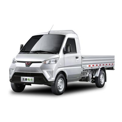 China Quick Charge Wuling DK Electric Utlity Cargo Van Mini Truck Electric 2 Door 2 Seats Radar Electric Mini Van 4845x1610x1920 for sale