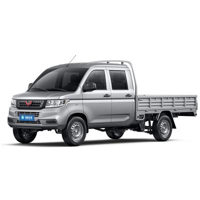 China Wuling Lengthen Mini Pickup Gasoline Pickup 4x4 Trucks Pickup Cargo Utility Mini Van Small Gas Truck 5360x1780x1985 for sale